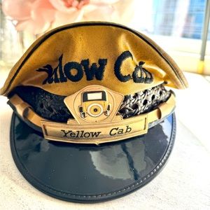 RARE- Vintage Yellow Cab Hat